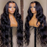 Lace Front Wigs Human Hair Pre Plucked Body Wave HD Transparent Frontal Wigs Human Hair for Women Wigs with Baby Hair Natural