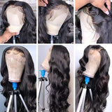 Lace Front Wigs Human Hair Pre Plucked Body Wave HD Transparent Frontal Wigs Human Hair for Women Wigs with Baby Hair Natural